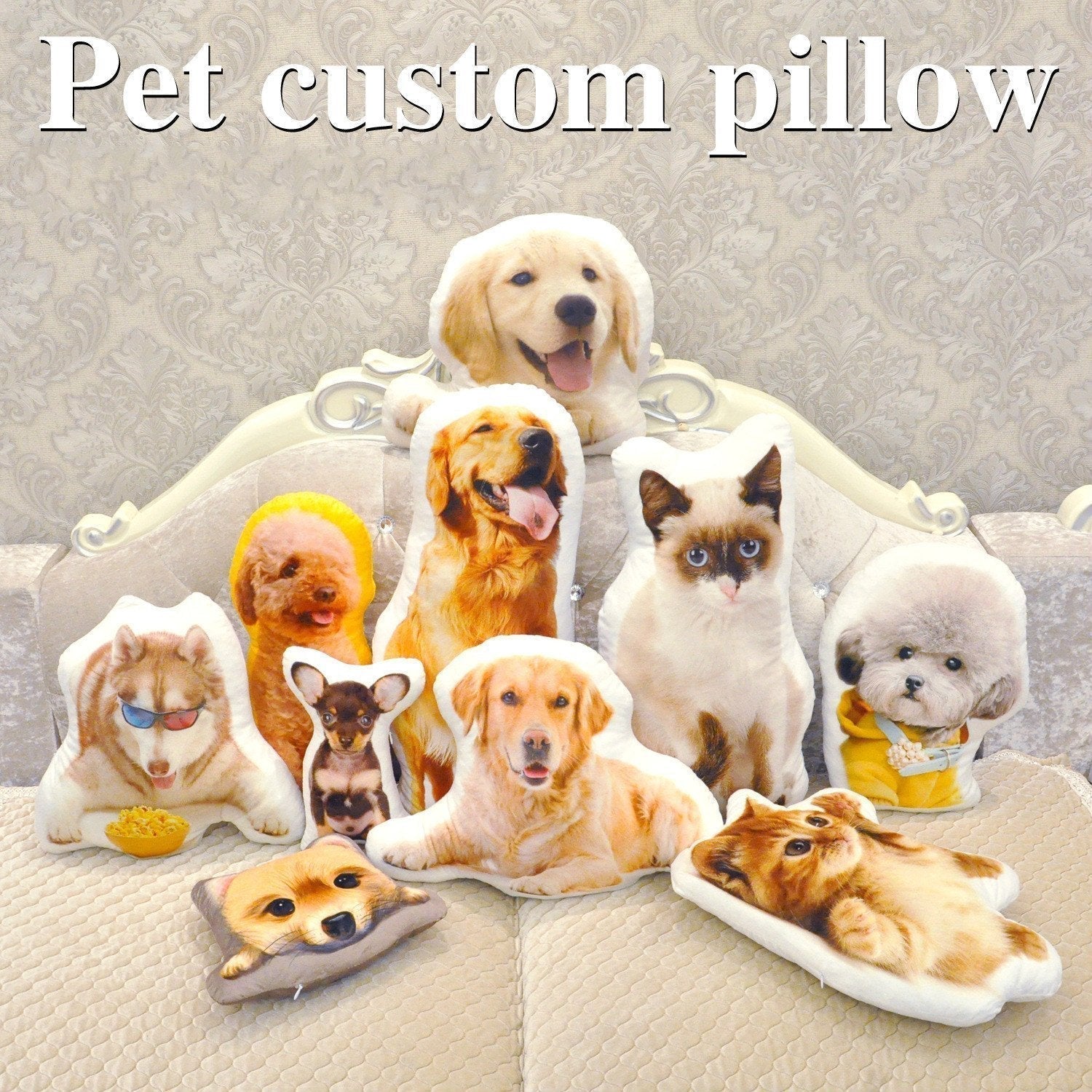 24 Personalized Custom Pillow!